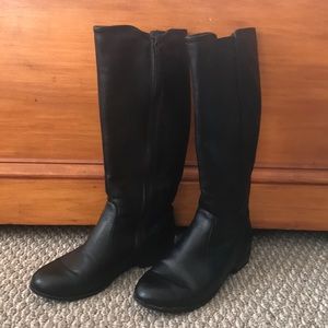 Tall black boots